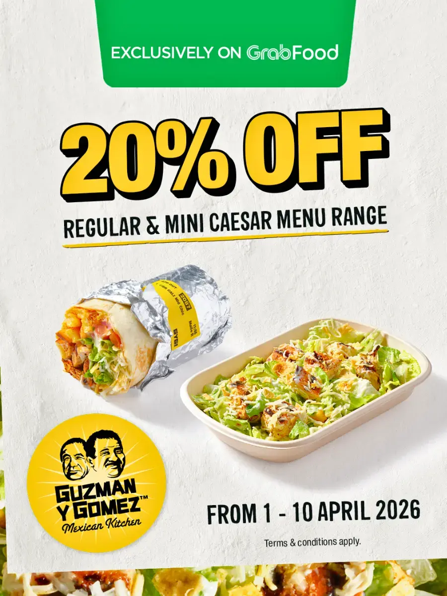 Guzman y Gomez Deals Till 10 April