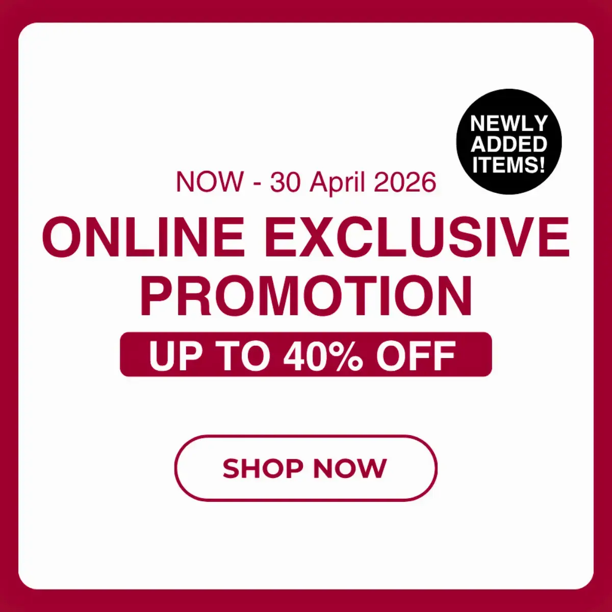 MUJI Deals Till 30 April 2026