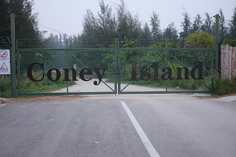 Photo taking at the famous Coney Island Gate