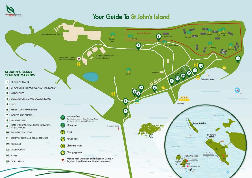 St. John Island Map