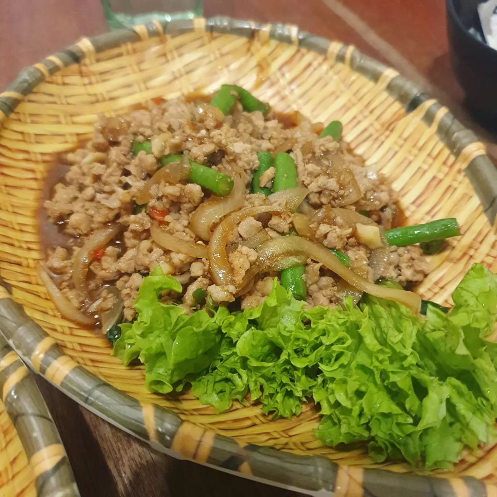 Sanook Kitchen Stir Fried Minced Chicken with Thai Basil