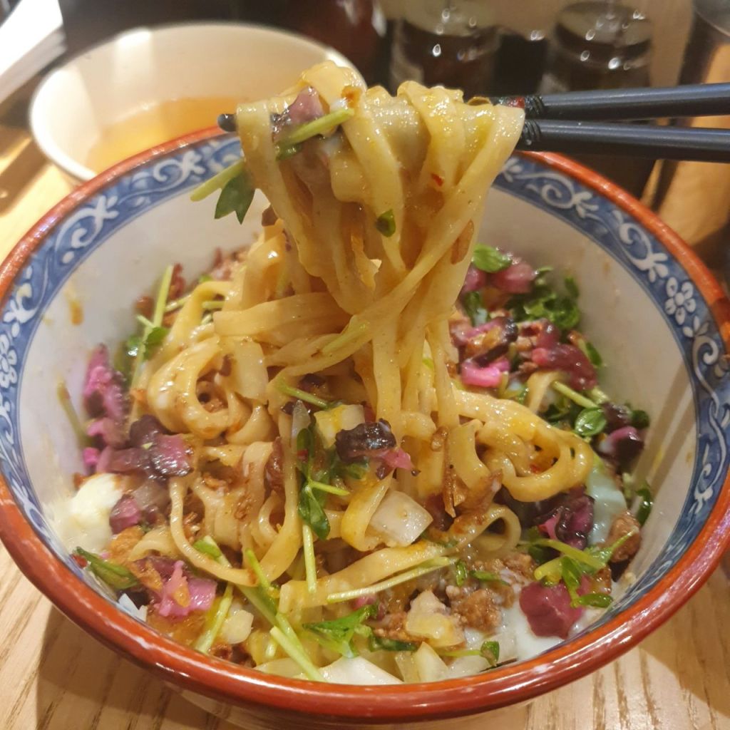Enishi Dan Dan Noodles Closeup