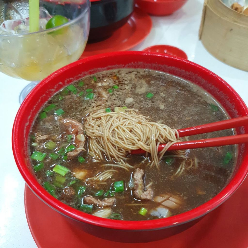 Seng Kee Herbal Mee Sua Soup with Pork, Liver, Kidney