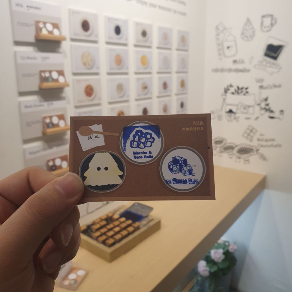 Roji Monster Ice Cream Card