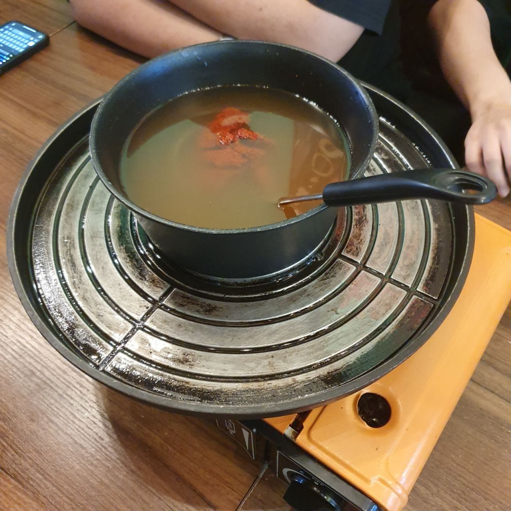 Chick Soo Korean Kitchen Army Stew Pot and BBQ Grill