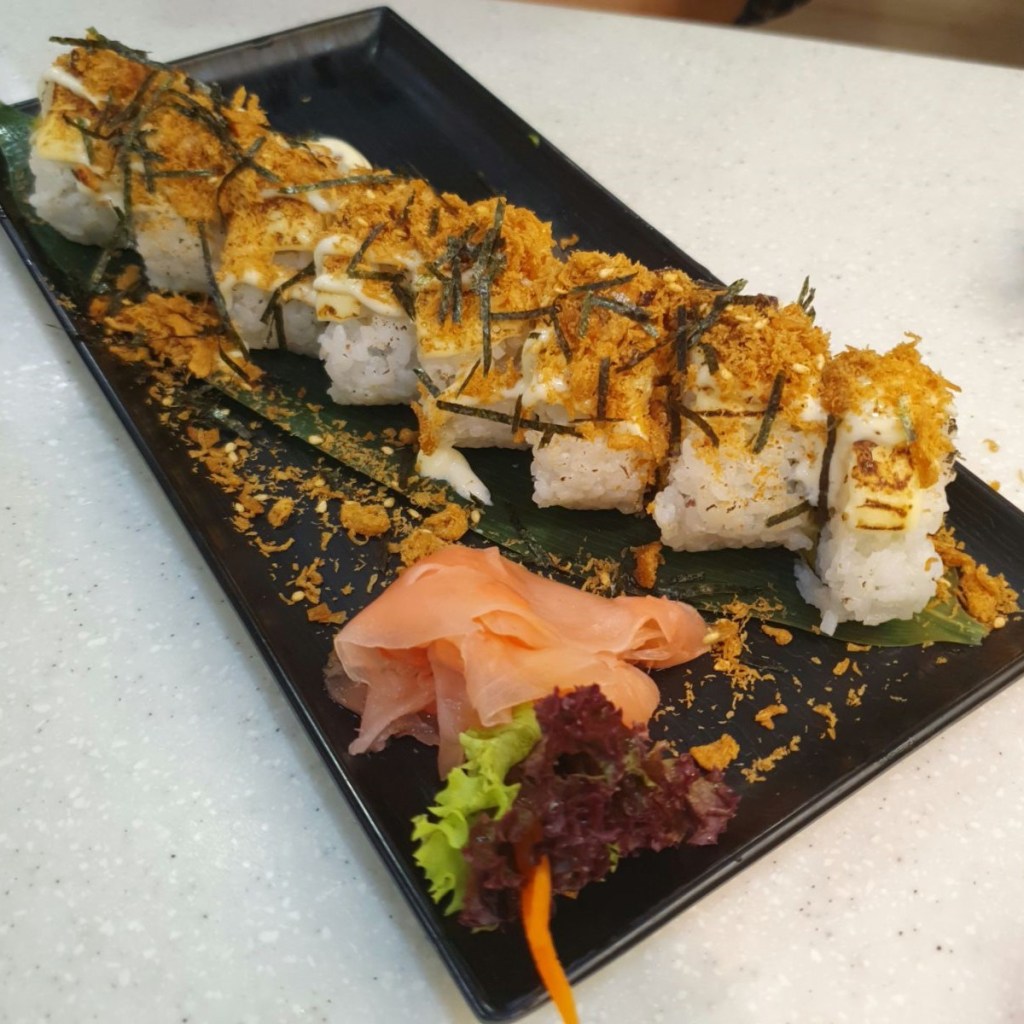 Saute Sushi Golden Tempura Cheeeezy