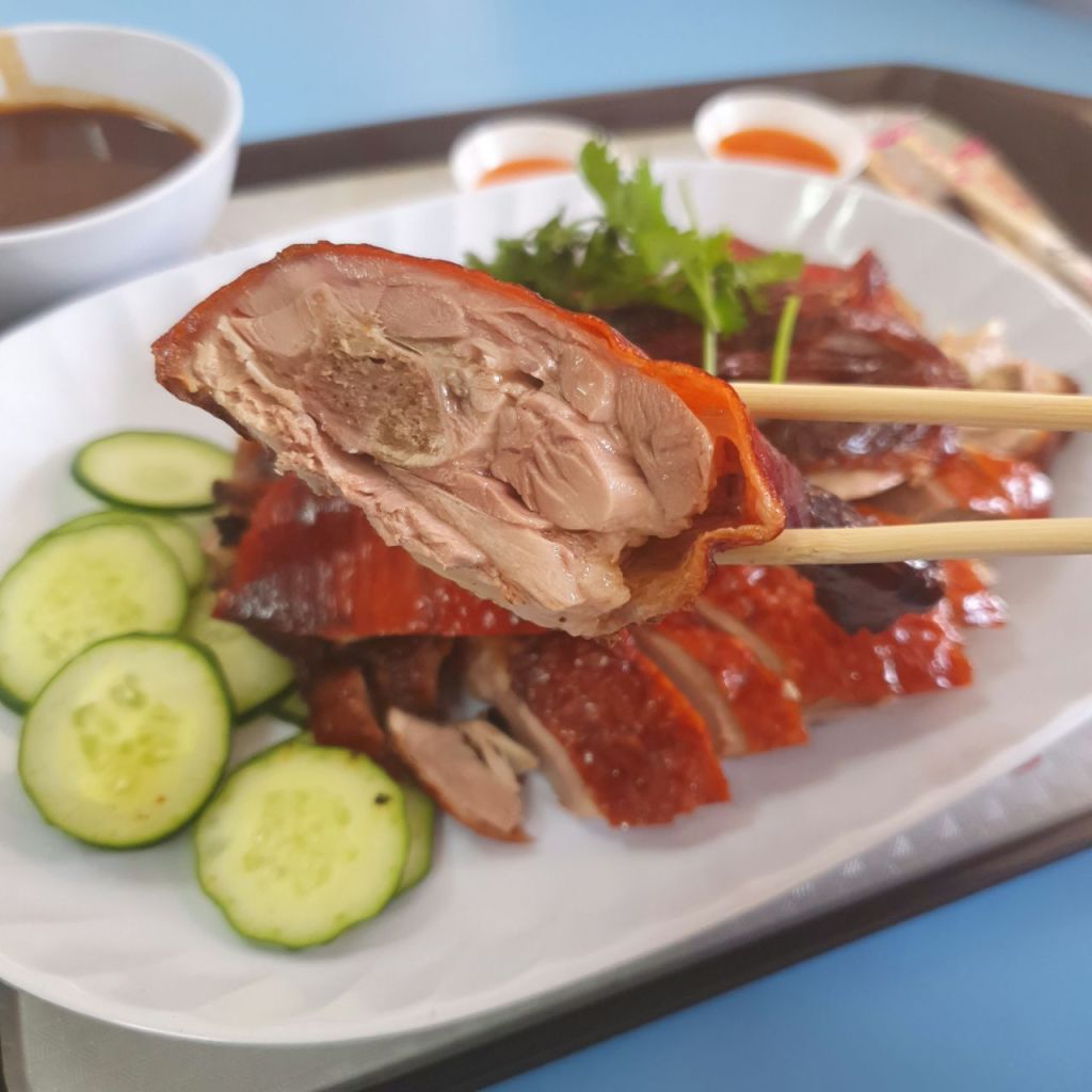 Tiong Bahru Roasted Duck Specialist Drunken Duck Closeup
