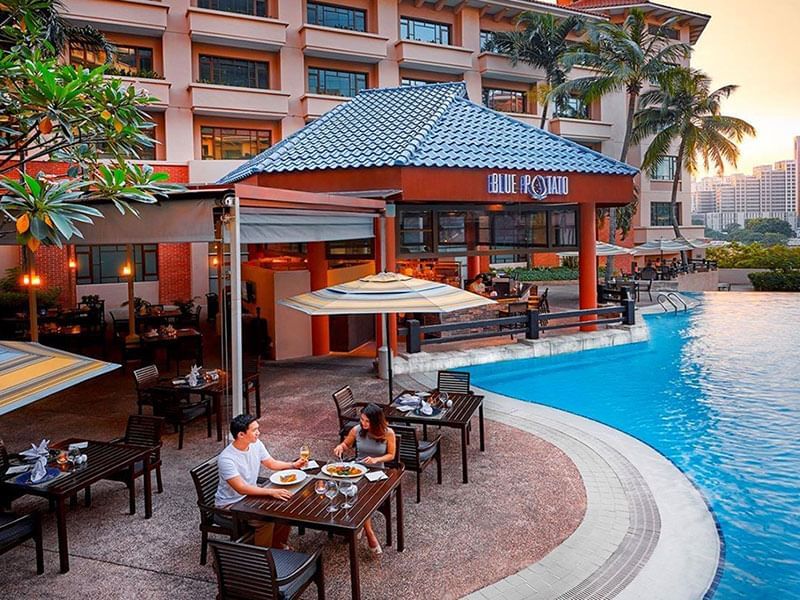 Best Hotel Swimming Pools In Singapore | Paradox Singapore Merchant Court Blue Potato