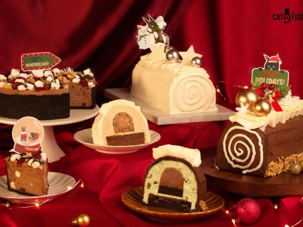 Best Christmas Log Cakes In Singapore | Cat & the Fiddle