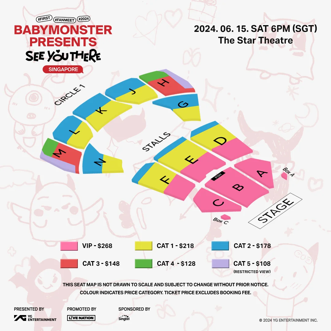 BABYMONSTER Presents See You There 2024 Seating