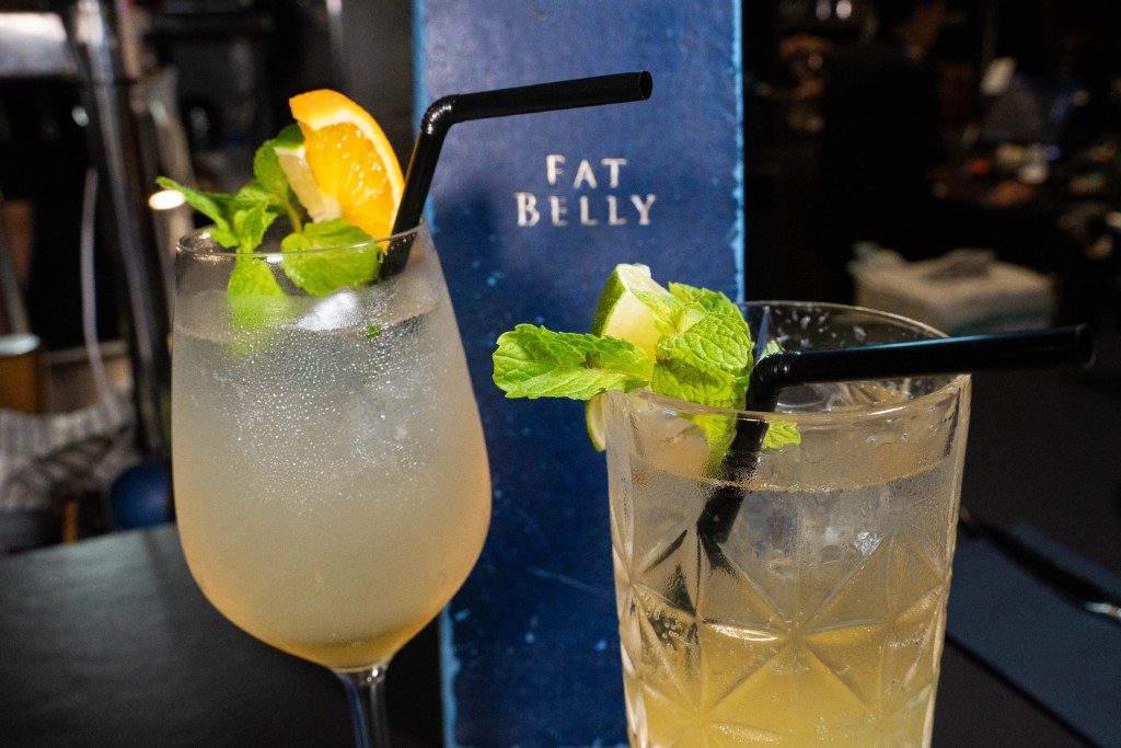 Fat Belly Mojito and Hugo