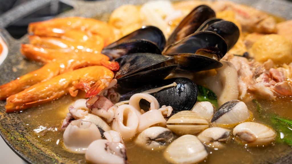 Pocha! Tampines K-Griddle Buffet Seafood Platter