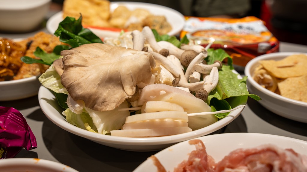 Pocha! Tampines K-Griddle Buffet Vegetables Selection