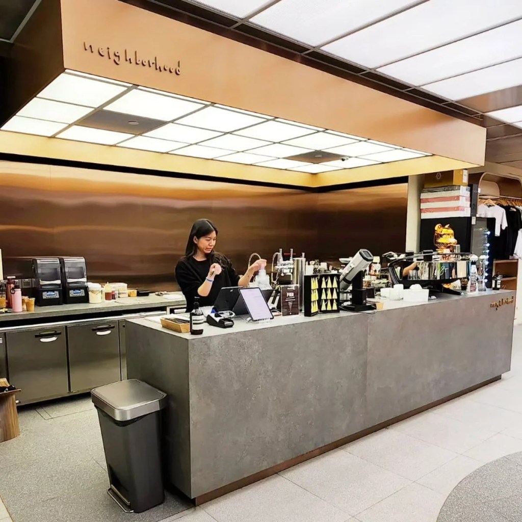 Neighborhood Coffee Bar Counter